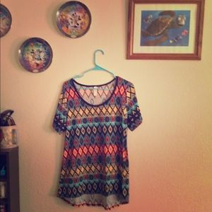 LuLaRoe Multipal color top